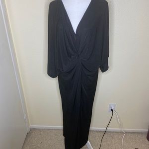 3/$10 Simply Be Black Knot Front Dress Size 24